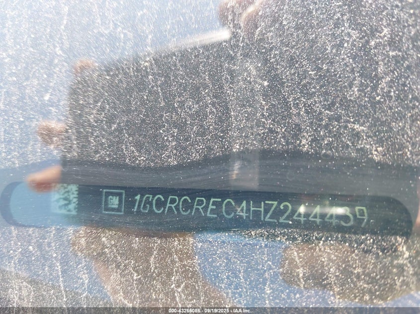 2017 CHEVROLET SILVERADO 1500 1LT - 1GCRCREC4HZ244439