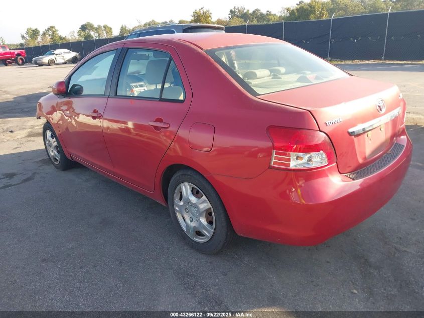 2008 Toyota Yaris VIN: JTDBT923X81297070 Lot: 43266122