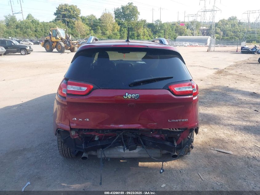 2015 Jeep Cherokee Limited VIN: 1C4PJMDS3FW609863 Lot: 43266159