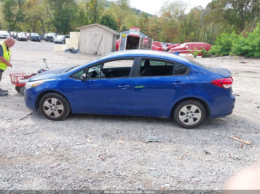 2017 Kia Forte Lx VIN: 3KPFK4A74HE078999 Lot: 43266219
