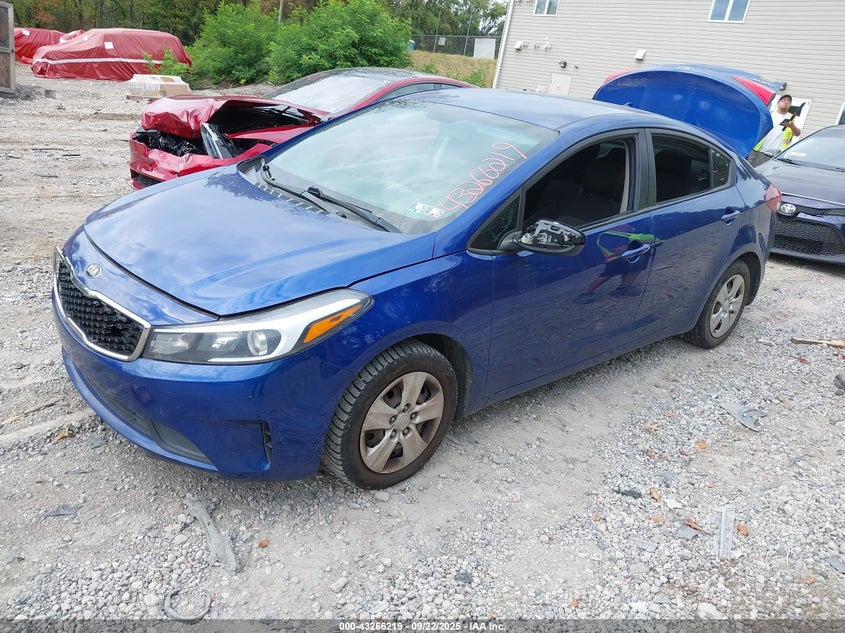Vin: 3kpfk4a74he078999, lot: 43760803, kia forte lx 20172