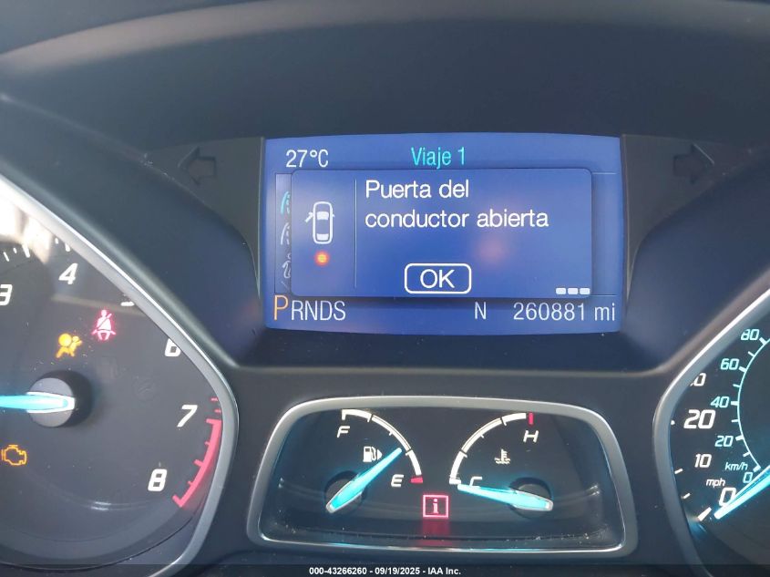 2013 Ford Escape S VIN: 1FMCU0F74DUB02224 Lot: 43266260