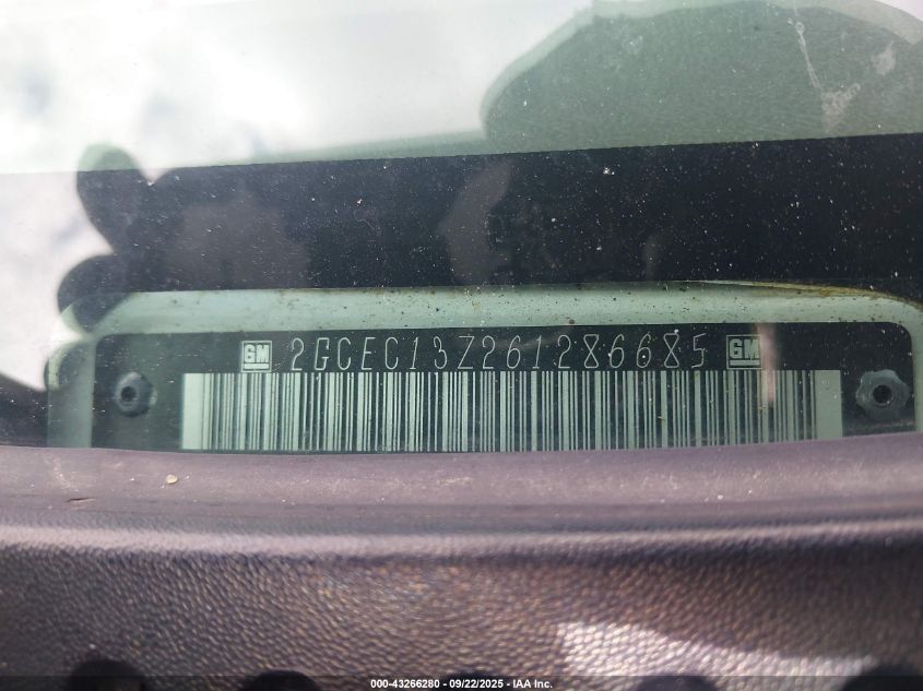 2006 Chevrolet Silverado 1500 Lt1 VIN: 2GCEC13Z261286685 Lot: 43266280
