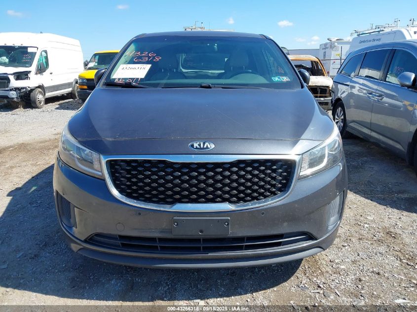 2017 Kia Sedona Lx VIN: KNDMB5C16H6269447 Lot: 43266318
