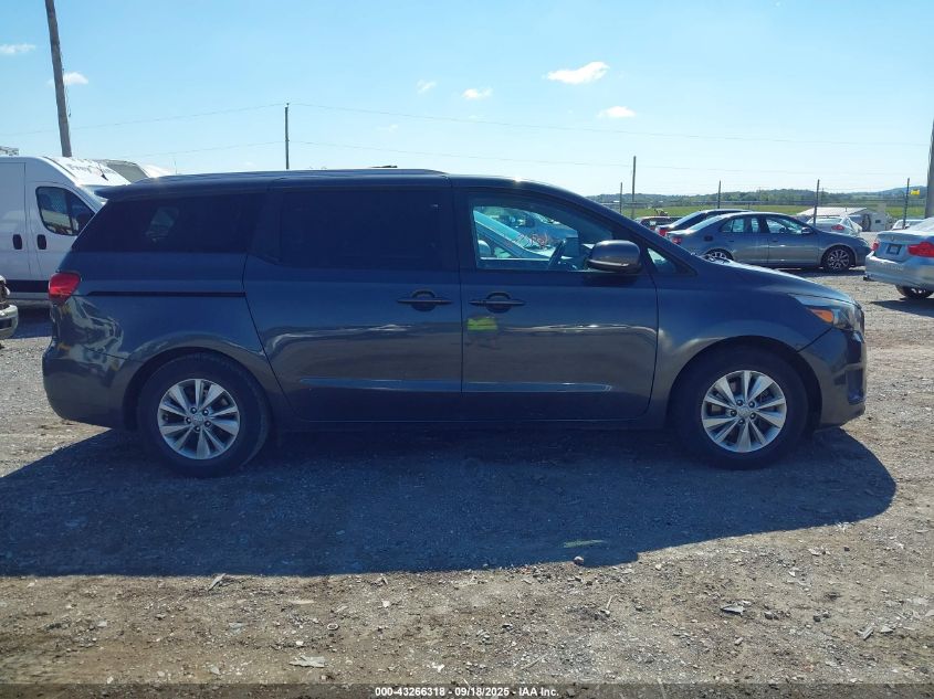 2017 Kia Sedona Lx VIN: KNDMB5C16H6269447 Lot: 43266318