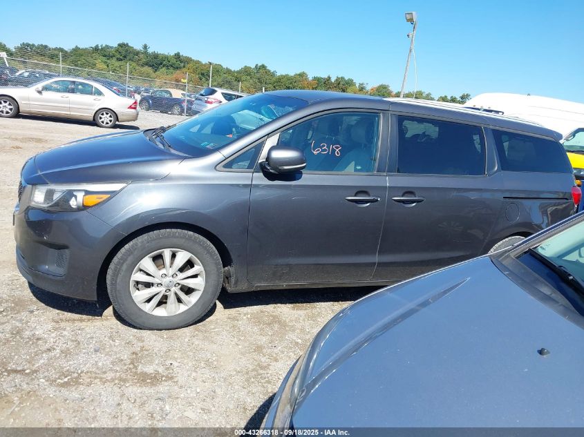 2017 Kia Sedona Lx VIN: KNDMB5C16H6269447 Lot: 43266318