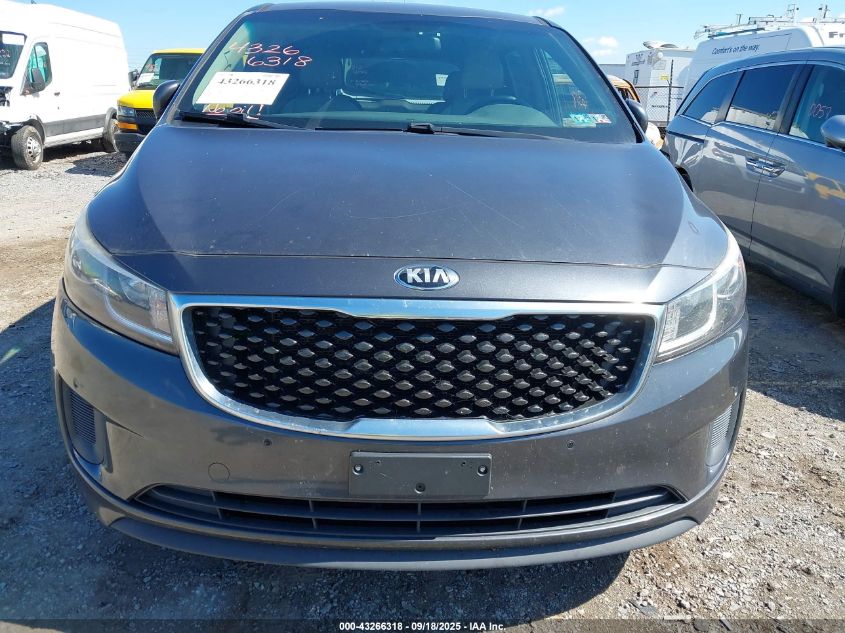 2017 Kia Sedona Lx VIN: KNDMB5C16H6269447 Lot: 43266318
