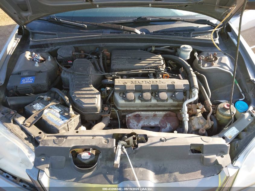 2004 Honda Civic Lx VIN: 2HGES16584H531846 Lot: 43266340