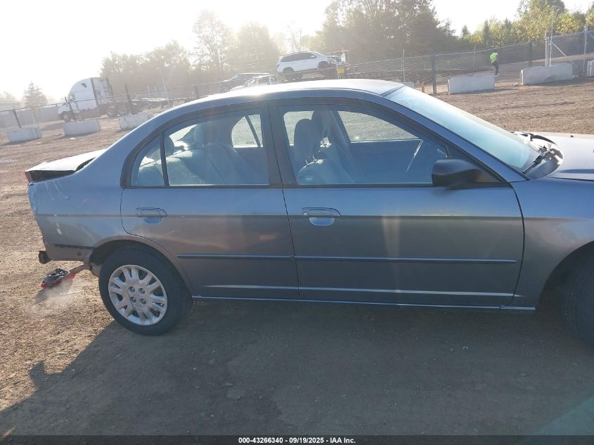 2004 Honda Civic Lx VIN: 2HGES16584H531846 Lot: 43266340