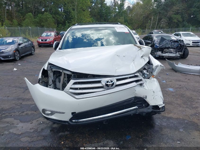 2013 Toyota Highlander Limited V6 VIN: 5TDYK3EH4DS104751 Lot: 43266346