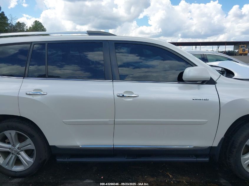 2013 Toyota Highlander Limited V6 VIN: 5TDYK3EH4DS104751 Lot: 43266346