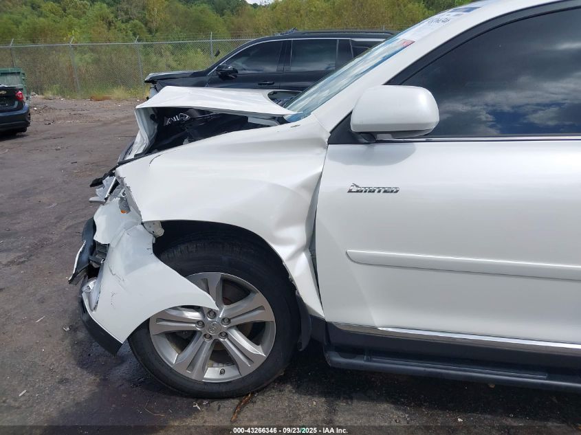 2013 Toyota Highlander Limited V6 VIN: 5TDYK3EH4DS104751 Lot: 43266346