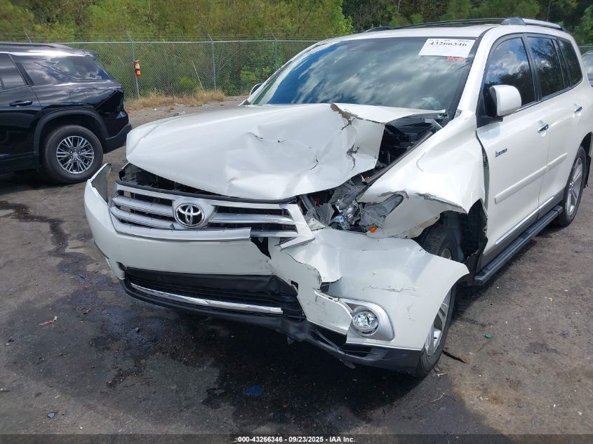 2013 Toyota Highlander Limited V6 VIN: 5TDYK3EH4DS104751 Lot: 43266346