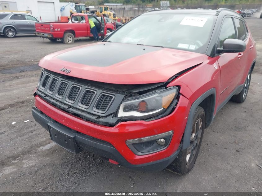 2018 Jeep Compass Trailhawk 4X4 VIN: 3C4NJDDB5JT147568 Lot: 43266420