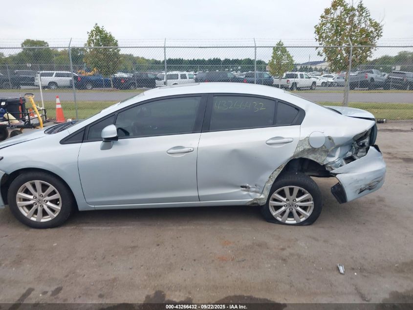 2012 Honda Civic Ex-L VIN: 19XFB2F95CE349222 Lot: 43266432