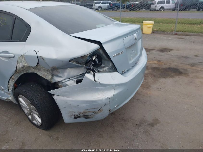 2012 Honda Civic Ex-L VIN: 19XFB2F95CE349222 Lot: 43266432