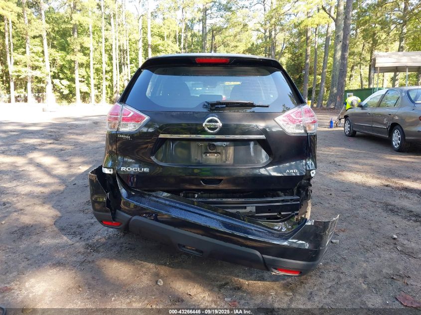 2015 Nissan Rogue S VIN: KNMAT2MV7FP527305 Lot: 43266446