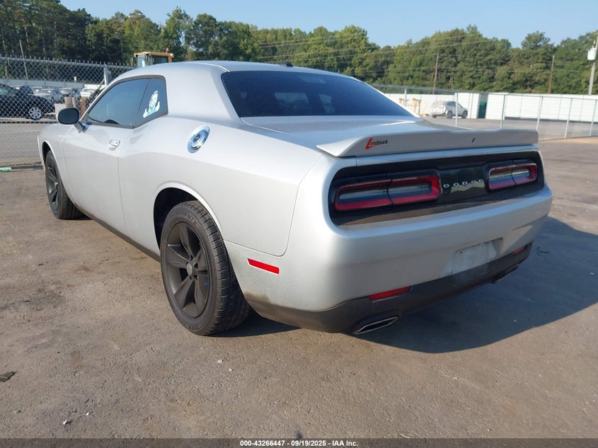 Vin: 2c3cdzag4lh152255, lot: 43761031, dodge challenger sxt 20203