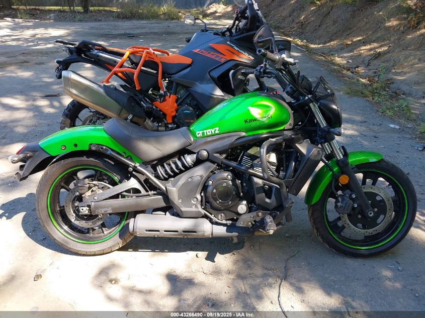 2015 Kawasaki En650 A VIN: JKAENEA1XFDA00081 Lot: 43266490