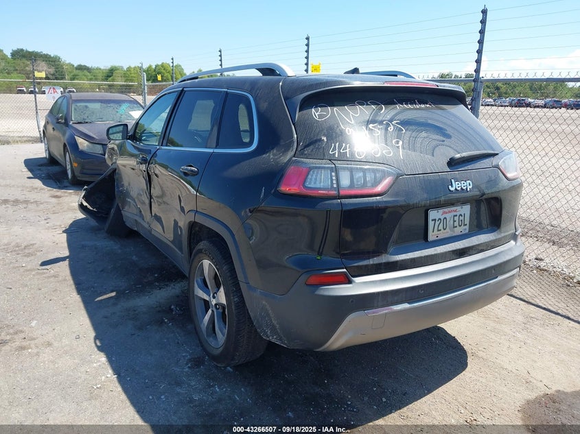 2019 JEEP CHEROKEE LIMITED FWD 1C4PJLDB6KD448229
