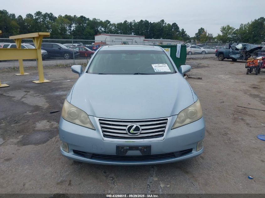 2010 Lexus Es 350 VIN: JTHBK1EG5A2354468 Lot: 43266515