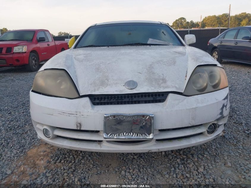 2003 Hyundai Tiburon Gt V6 VIN: KMHHN65F63U061107 Lot: 43266517