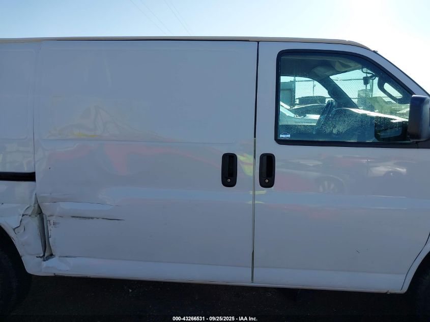 2019 Chevrolet Express 2500 Work Van VIN: 1GCWGAFPXK1351821 Lot: 43266531