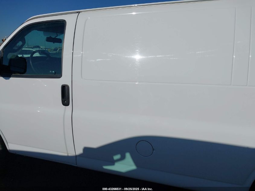 2019 Chevrolet Express 2500 Work Van VIN: 1GCWGAFPXK1351821 Lot: 43266531