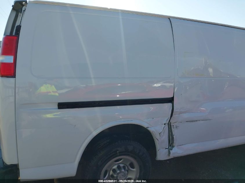 2019 Chevrolet Express 2500 Work Van VIN: 1GCWGAFPXK1351821 Lot: 43266531