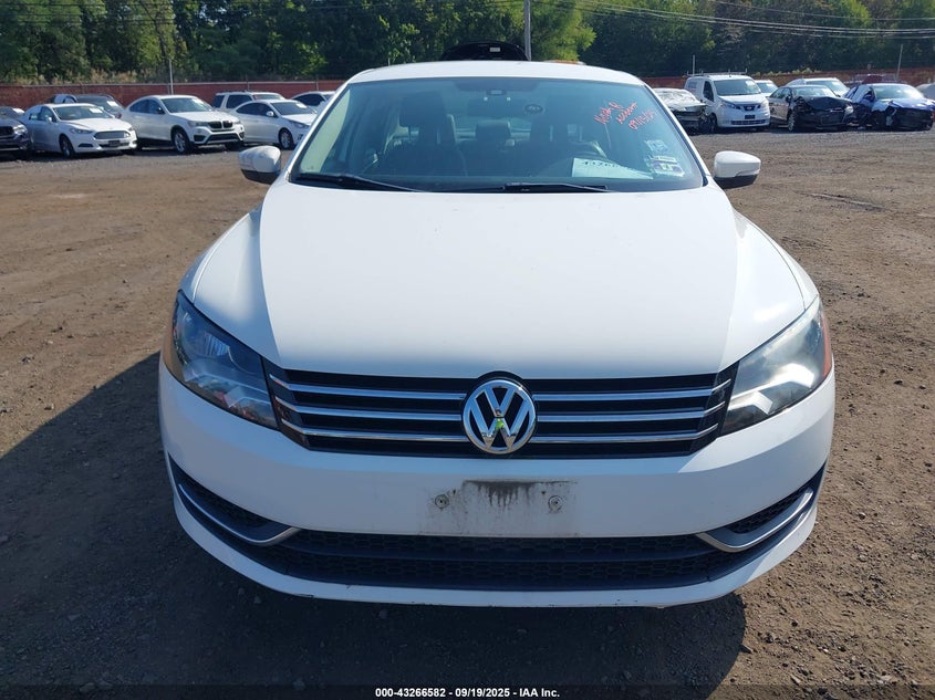 2013 Volkswagen Passat 2.5L Se VIN: 1VWBP7A33DC129406 Lot: 43266582