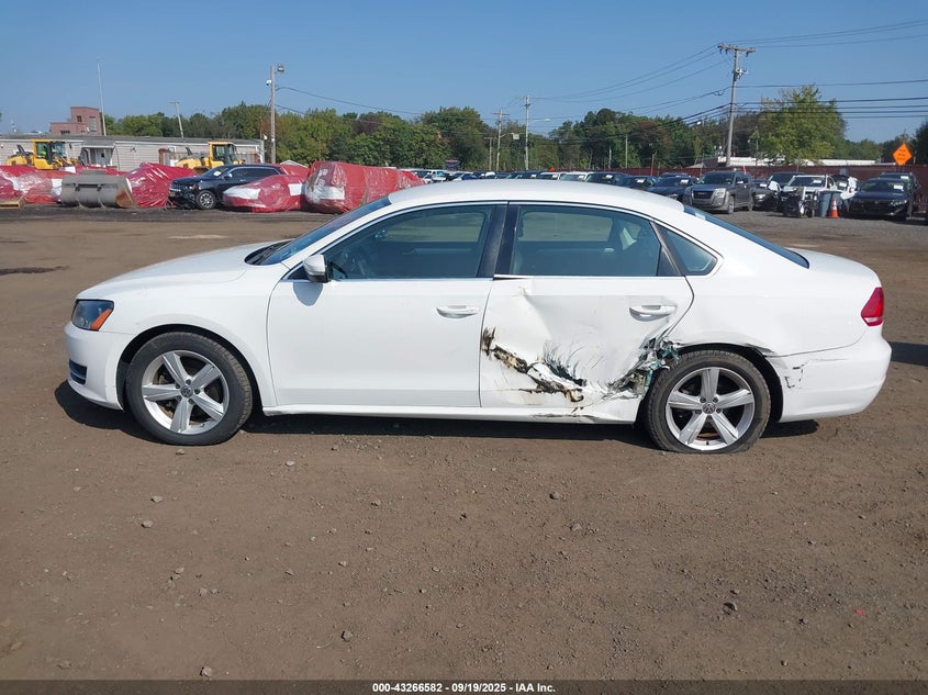 2013 Volkswagen Passat 2.5L Se VIN: 1VWBP7A33DC129406 Lot: 43266582