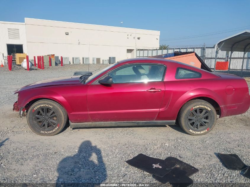 2006 Ford Mustang V6 VIN: 1ZVFT80NX65259213 Lot: 43266667