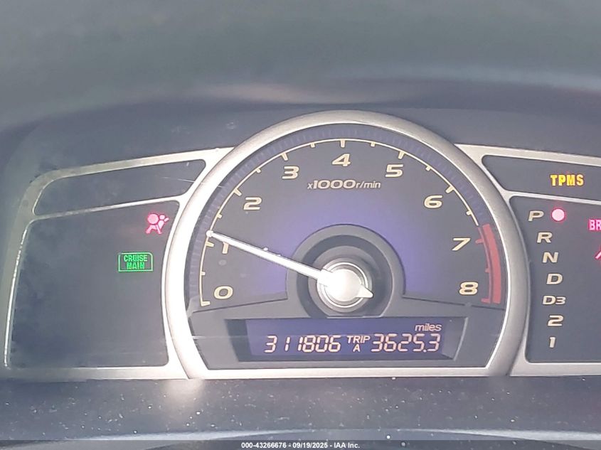 2008 Honda Civic Ex VIN: 1HGFA16888L090391 Lot: 43266676