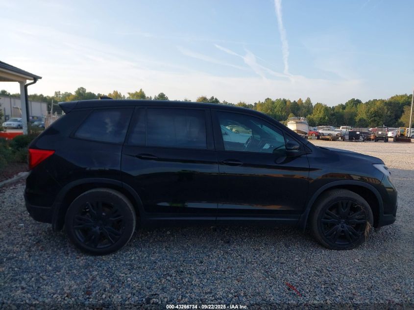 2021 Honda Passport 2Wd Sport VIN: 5FNYF7H28MB011609 Lot: 43266734