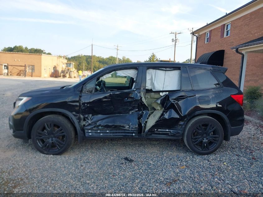 2021 Honda Passport 2Wd Sport VIN: 5FNYF7H28MB011609 Lot: 43266734