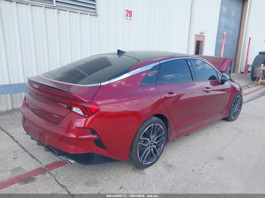 Vin: 5xxg44j82ng097092, lot: 43761357, kia k5 gt 20224