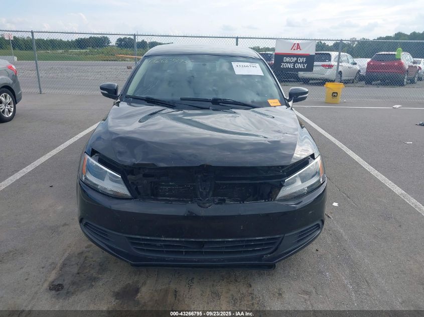 2012 Volkswagen Jetta 2.5L Se VIN: 3VWDX7AJ1CM420264 Lot: 43266795