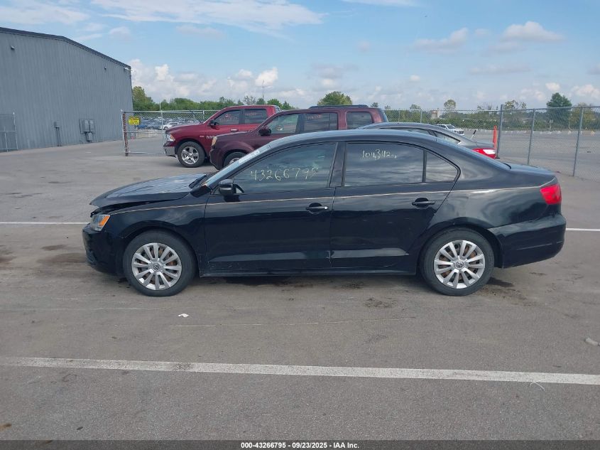 2012 Volkswagen Jetta 2.5L Se VIN: 3VWDX7AJ1CM420264 Lot: 43266795