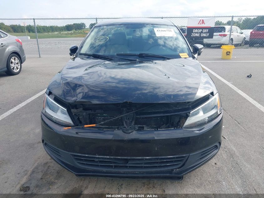 2012 Volkswagen Jetta 2.5L Se VIN: 3VWDX7AJ1CM420264 Lot: 43266795