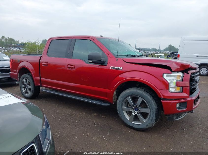 2016 Ford F-150 Xlt VIN: 1FTEW1EF1GFC99500 Lot: 43266840