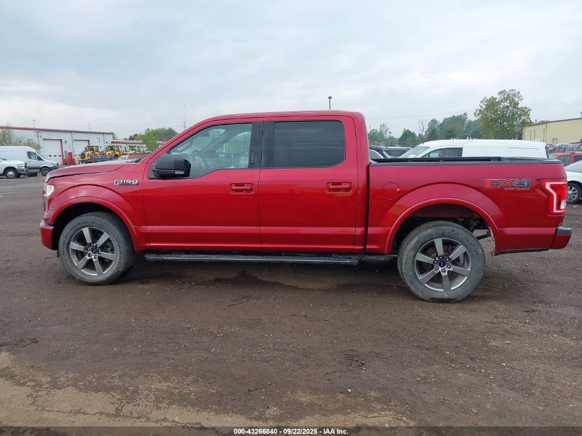 2016 Ford F-150 Xlt VIN: 1FTEW1EF1GFC99500 Lot: 43266840