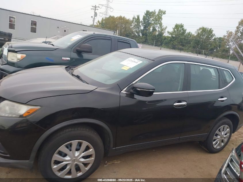 2015 Nissan Rogue S VIN: KNMAT2MV4FP500546 Lot: 43266868