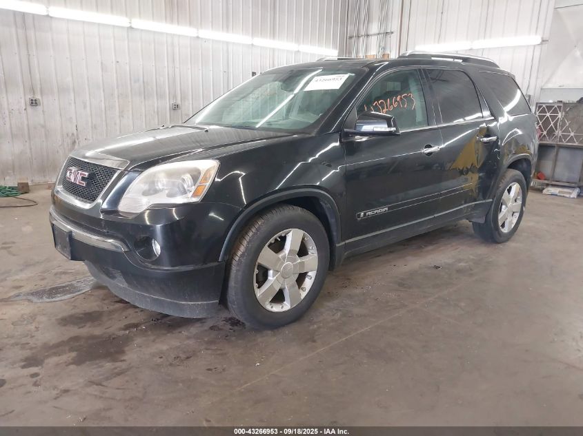 2008 GMC Acadia Slt-2 black other gasoline 1GKEV33738J252403 photo #3