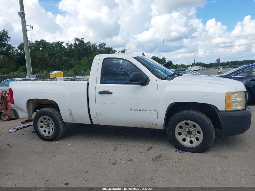 2008 Chevrolet Silverado 1500 Work Truck VIN: 1GCEC14X78Z129001 Lot: 43266965