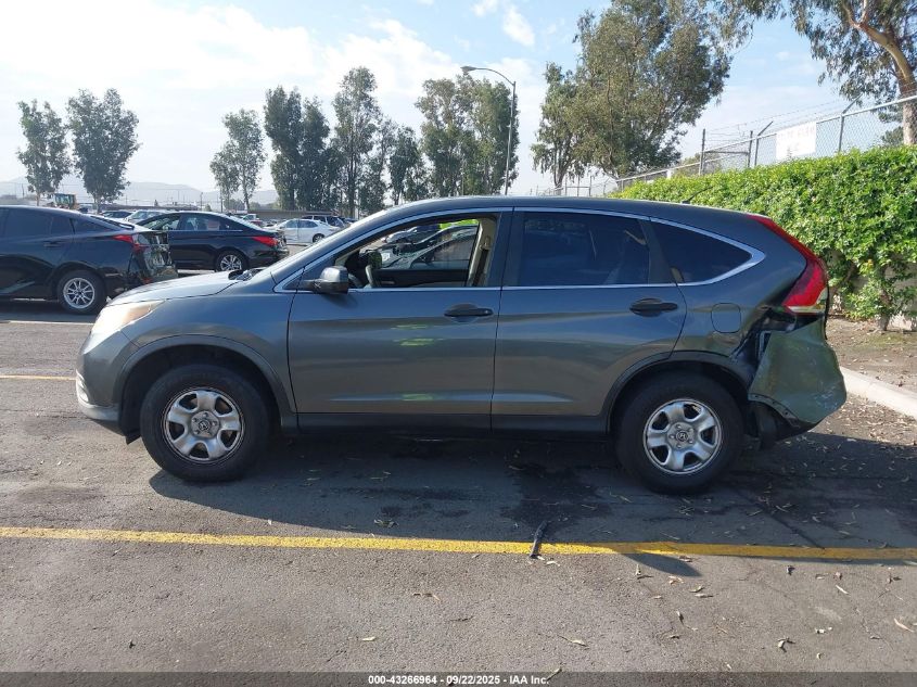 2013 Honda Cr-V Lx VIN: 3CZRM3H38DG702610 Lot: 43266964