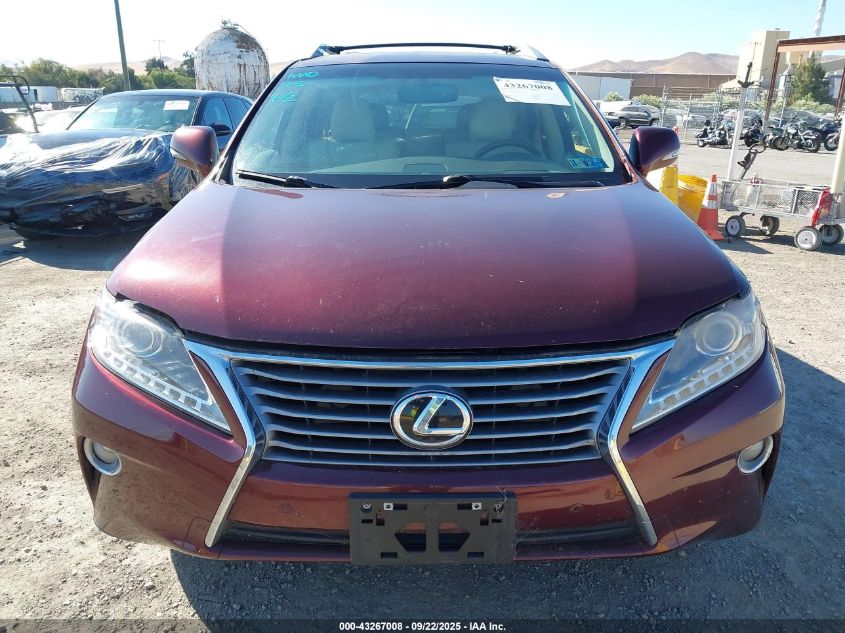 2013 Lexus Rx 350 VIN: 2T2BK1BA1DC187982 Lot: 43267008