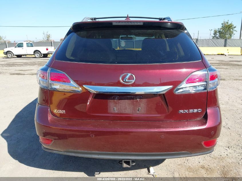 2013 Lexus Rx 350 VIN: 2T2BK1BA1DC187982 Lot: 43267008