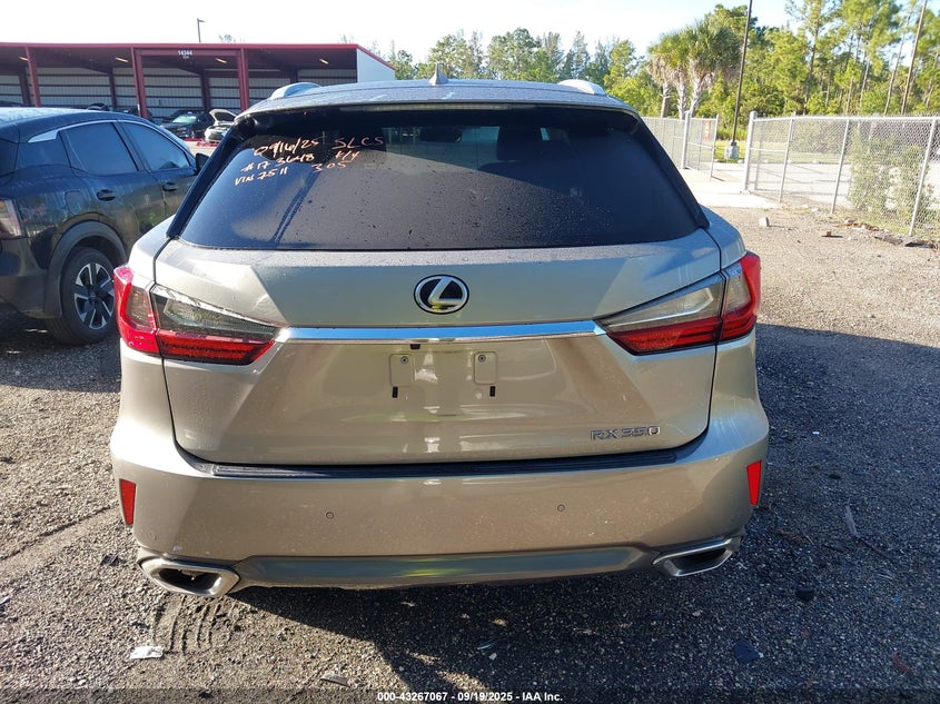 2017 LEXUS RX 350 - 2T2BZMCA0HC107511