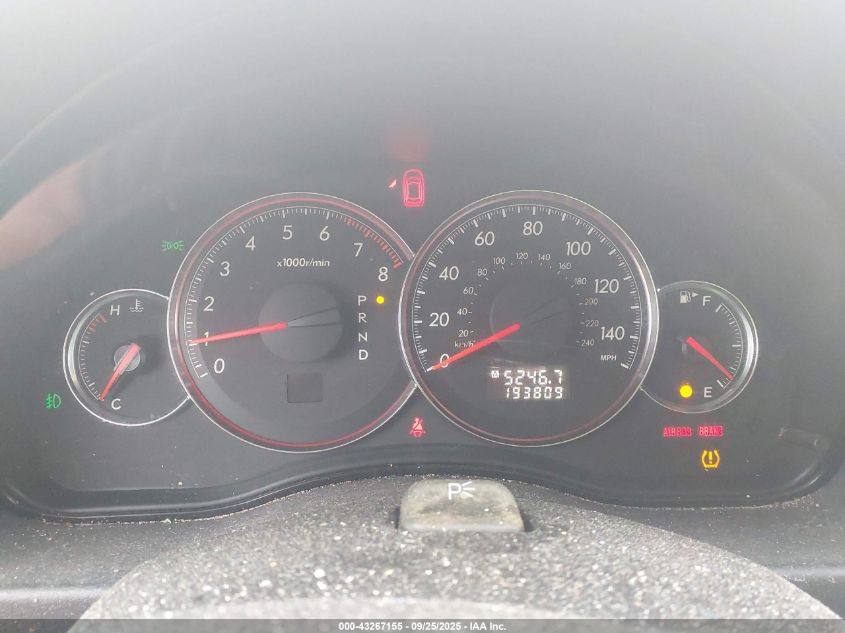 2009 Subaru Outback 2.5I VIN: 4S4BP61C697347283 Lot: 43267155