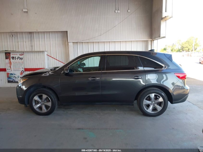 2015 Acura Mdx VIN: 5FRYD3H29FB013305 Lot: 43267165